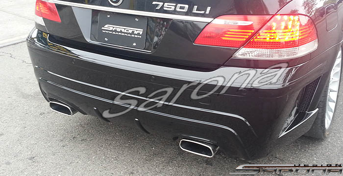 Custom BMW 7 Series  Sedan Rear Bumper (2002 - 2008) - $950.00 (Part #BM-032-RB)